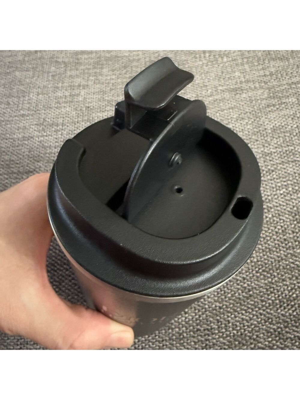 Dior Homme Small Tumbler Travel Coffee Mug Black Stainless Steel Authentic - Picture 6 of 10